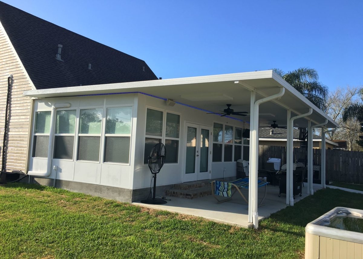 Aluminum Patio Cover Contractors in New Orleans Louisiana Carport